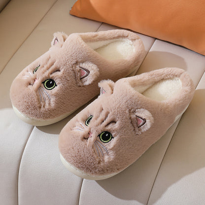 Chaussons Chat en Peluche