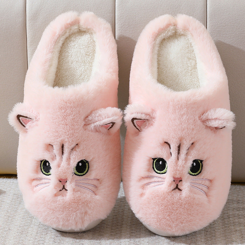 Chaussons Chat en Peluche