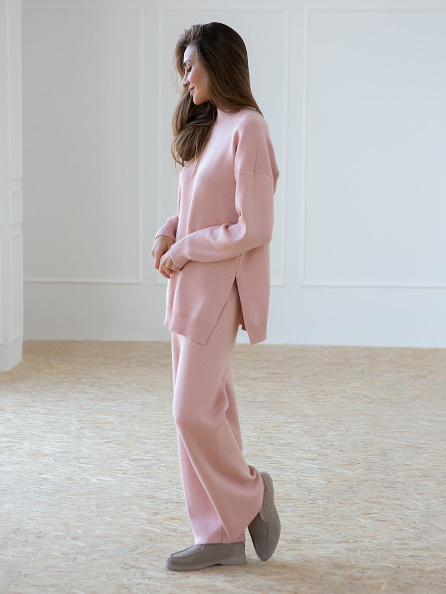 Ensemble femme en maille fluide