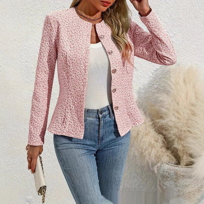 Blazer Femme Rose Chic