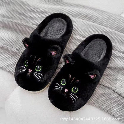 Chaussons Chat en Peluche