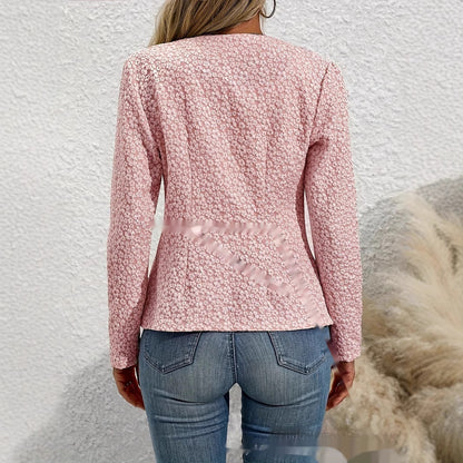Blazer Femme Rose Chic